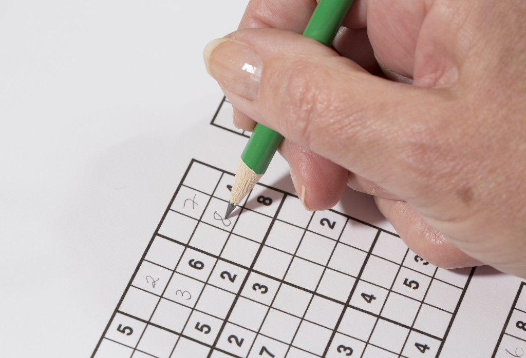 Sudoku done by person