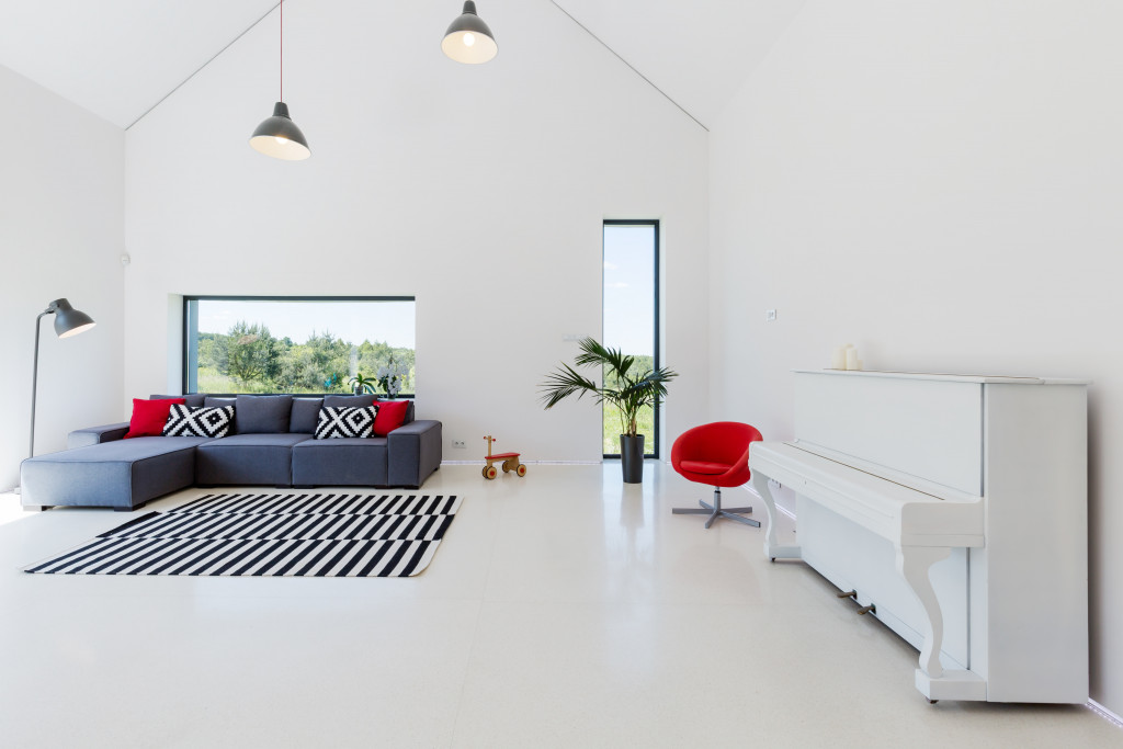 minimalist house with open floor plan